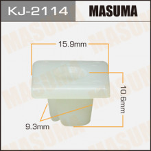 Клипса пластиковая MASUMA (SUBARU 909300014)  / KJ2114