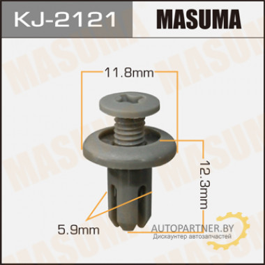 Клипса пластиковая MASUMA (SUBARU 57333AA090OA)  / KJ2121