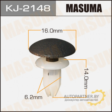 Клипса пластиковая MASUMA (SUBARU 94070GA490ML)  / KJ2148