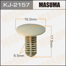 Клипса пластиковая MASUMA (MITSUBISHI MR727337)  / KJ2157