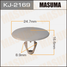 Клипса пластиковая MASUMA (TOYOTA 9046709110B2)  / KJ2169