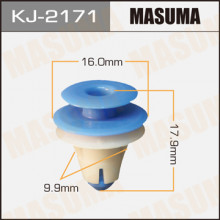 Клипса пластиковая MASUMA (TOYOTA 6777132110)  / KJ2171