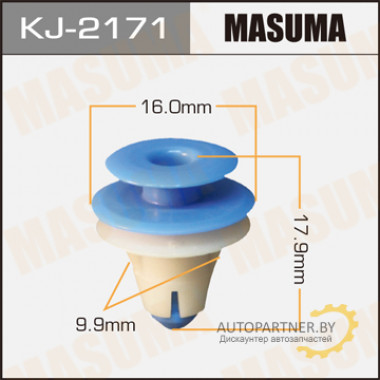 Клипса пластиковая MASUMA (TOYOTA 6777132110)  / KJ2171