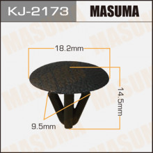 Клипса пластиковая MASUMA (TOYOTA 9046710018)  / KJ2173