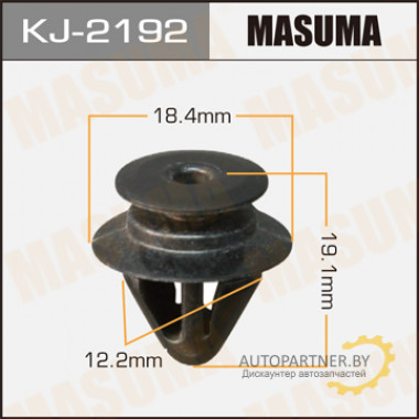 Клипса пластиковая MASUMA (TOYOTA 9046712076)  / KJ2192