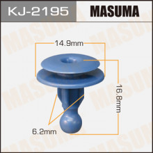 Клипса пластиковая MASUMA (TOYOTA 9046706187)  / KJ2195