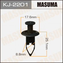 Клипса пластиковая MASUMA (TOYOTA 5253135010C0)  / KJ2201