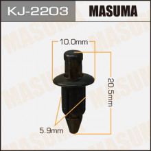Клипса пластиковая MASUMA (TOYOTA 5387952010)  / KJ2203