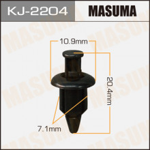 Клипса пластиковая MASUMA (TOYOTA 7549432030)  / KJ2204