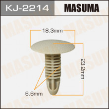 Клипса пластиковая MASUMA (TOYOTA 9046706020A2)  / KJ2214