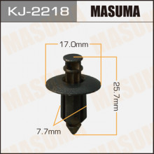 Клипса пластиковая MASUMA (TOYOTA 9046708180)  / KJ2218