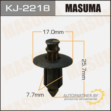 Клипса пластиковая MASUMA (TOYOTA 9046708180)  / KJ2218