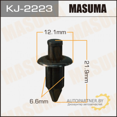 Клипса пластиковая MASUMA (TOYOTA 9046707108C0)  / KJ2223