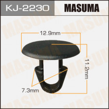 Клипса пластиковая MASUMA (TOYOTA 9046708028)  / KJ2230