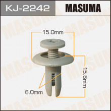 Клипса пластиковая MASUMA (NISSAN 155303573)  / KJ2242