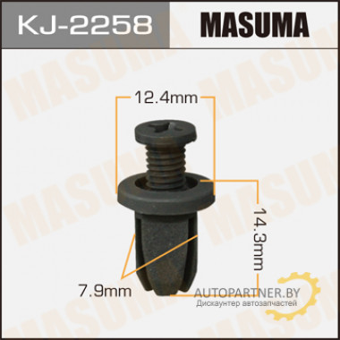 Клипса пластиковая MASUMA (NISSAN 155301433)  / KJ2258