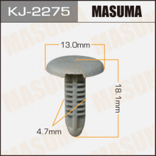 Клипса пластиковая MASUMA (MITSUBISHI MB878507)  / KJ2275