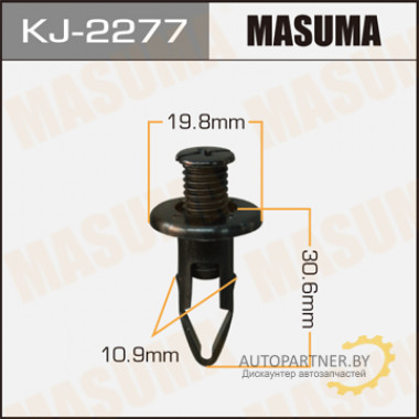 Клипса пластиковая MASUMA (HONDA 91502SM4000)  / KJ2277