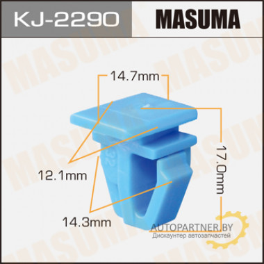 Клипса пластиковая MASUMA (HONDA 75305SH2003)  / KJ2290