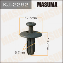 Клипса пластиковая MASUMA (HONDA 91570SK7003ZK)  / KJ2292