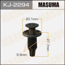 Клипса пластиковая MASUMA (HONDA 91502SP0003)  / KJ2294