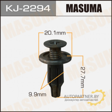 Клипса пластиковая MASUMA (HONDA 91502SP0003)  / KJ2294