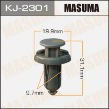 Клипса пластиковая MASUMA (HONDA 91509S47003)  / KJ2301