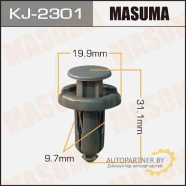 Клипса пластиковая MASUMA (HONDA 91509S47003)  / KJ2301