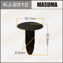 Клипса пластиковая MASUMA (TOYOTA 7699601P02)  / KJ2312