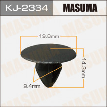 Клипса пластиковая MASUMA (NISSAN 155305811)  / KJ2334