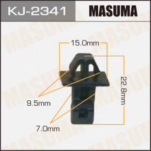 Клипса пластиковая MASUMA (NISSAN 623180T002)  / KJ2341