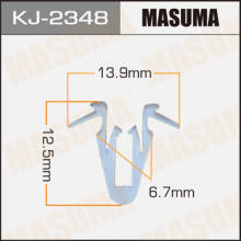 Клипса пластиковая MASUMA (TOYOTA 6777158010)  / KJ2348