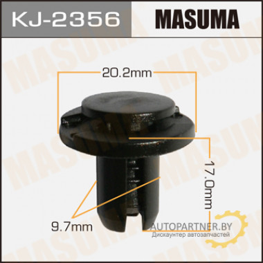 Клипса пластиковая MASUMA (HONDA 91503S0KA01)  / KJ2356