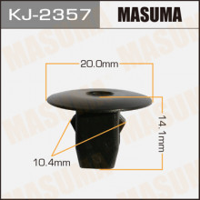 Клипса пластиковая MASUMA (HONDA 90682SEA003)  / KJ2357