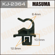 Клипса пластиковая MASUMA (TOYOTA 5345532010)  / KJ2364