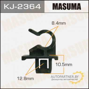 Клипса пластиковая MASUMA (TOYOTA 5345532010)  / KJ2364