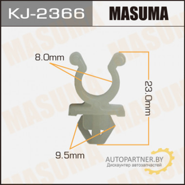 Клипса пластиковая MASUMA (NISSAN 6572201)  / KJ2366
