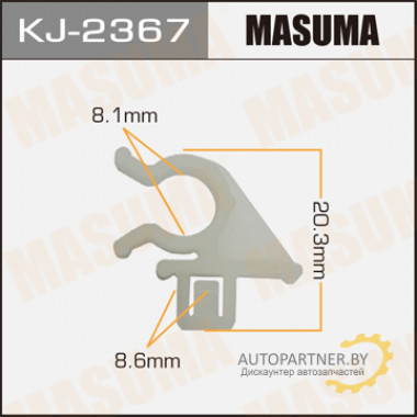 Клипса пластиковая MASUMA (NISSAN 6572250A00)  / KJ2367