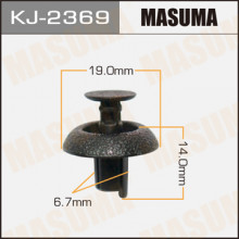 Клипса пластиковая MASUMA (TOYOTA 9046707211)  / KJ2369