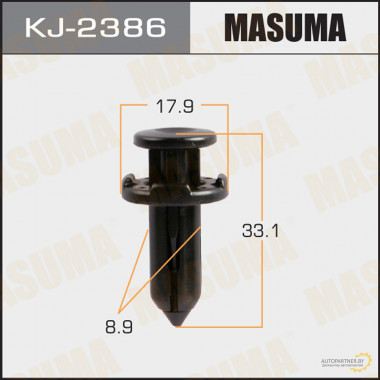 Клипса пластиковая MASUMA (NISSAN 6384890)  / KJ2386