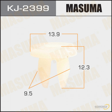 Клипса пластиковая MASUMA (TOYOTA 9018905005)  / KJ2399