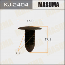Клипса пластиковая MASUMA (TOYOTA 9046707198C0)  / KJ2404