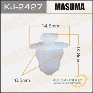 Клипса пластиковая MASUMA (NISSAN 76882JG00A)  / KJ2427