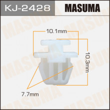Клипса пластиковая MASUMA (HONDA 91513SMGE11)  / KJ2428