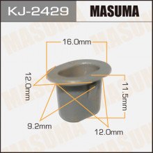 Клипса пластиковая MASUMA (NISSAN 76848JG00A)  / KJ2429
