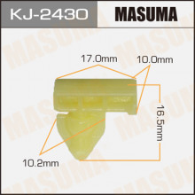 Клипса пластиковая MASUMA (NISSAN 76847JG00A)  / KJ2430