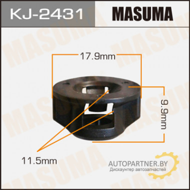 Клипса пластиковая MASUMA (TOYOTA 9046706169)  / KJ2431