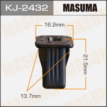 Клипса пластиковая MASUMA (TOYOTA 5219722020)  / KJ2432