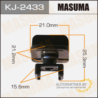 Клипса пластиковая MASUMA (TOYOTA 5252660030)  / KJ2433