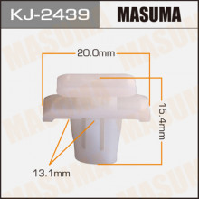 Клипса пластиковая MASUMA (HONDA 75315S9A004)  / KJ2439